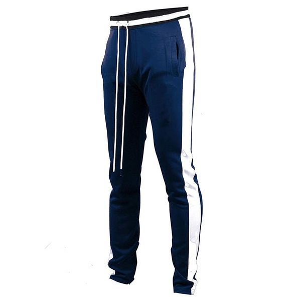 

men's jeans 2021 men joggers casual pants in the form of fitness sports sweat thin jogger track, Blue