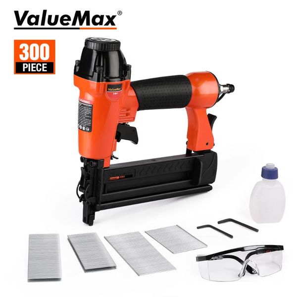 

pneumatic tools valuemax 2 in1 air nail gun furniture wood frame stapler tool power with 400pc staples