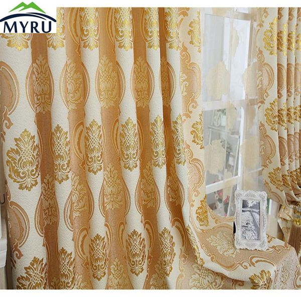 

curtain & drapes myru european style shading jacquard ready made up curtains