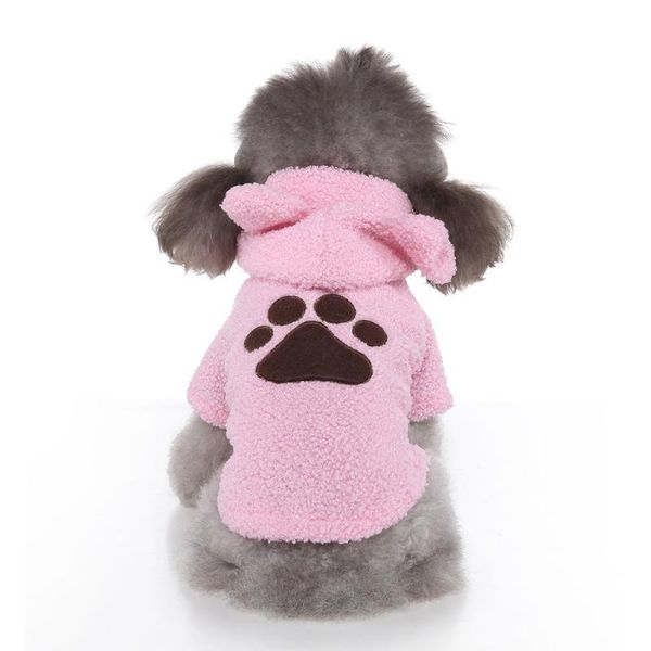 

dog apparel cute plush pet clothes velvet warm winter fleece for small and medium dogs chihuahua s-xl