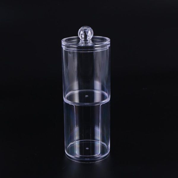 

storage bottles & jars cotton swab organizer case round container makeup holder box