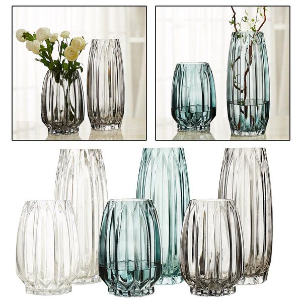 

vases clear glass flower vase terrarium plant container pot wedding home decor