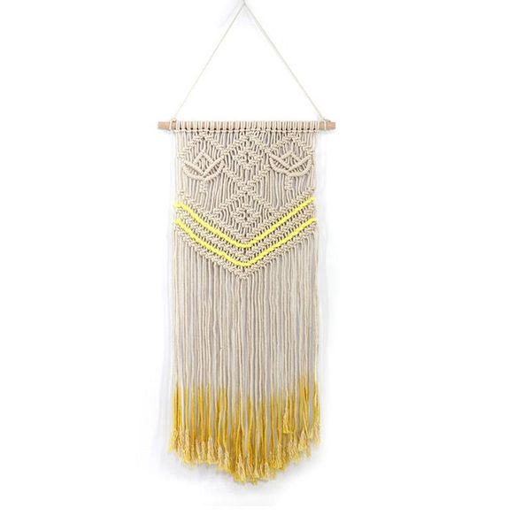 

tapestries macrame wall hanging tapestry decor boho chic bohemian woven home decoration 45 x 90cm