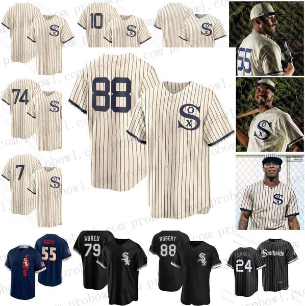 

youth 88 luis robert white sox 2021 field of dreams jersey tim anderson jose abreu yermin mercedes eloy jimenez cesar hernandez craig kimbre, Blue;black