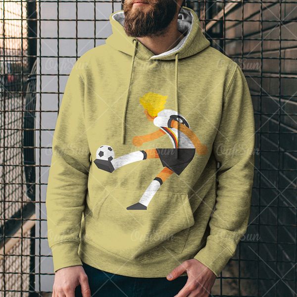 

men's ger football 3d digital printed hooded sweaters 8sbp, Black