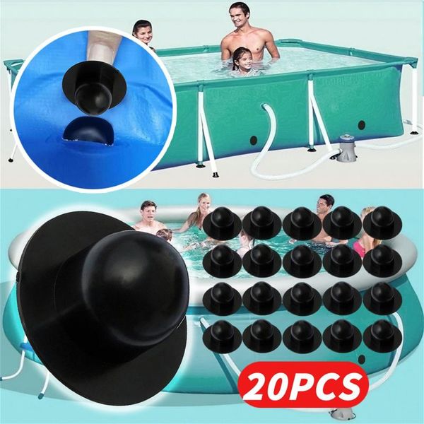 

pool & accessories fast deliver game 4554 wall plug replacement fitting for intex-pools 20pcs conector de tapÃ³n drenaje piscina supplies #t3