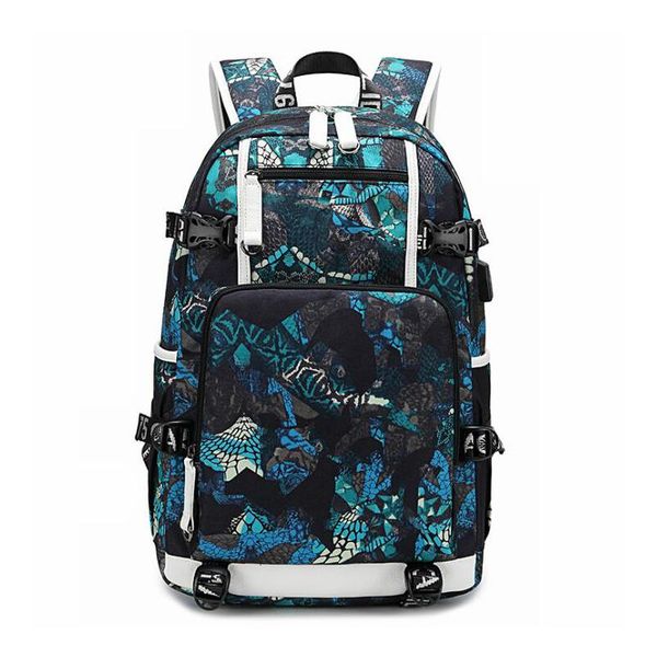

waterproof backpacks oxford printed usb travel backpack students school bags for women men can custom image shoulder
