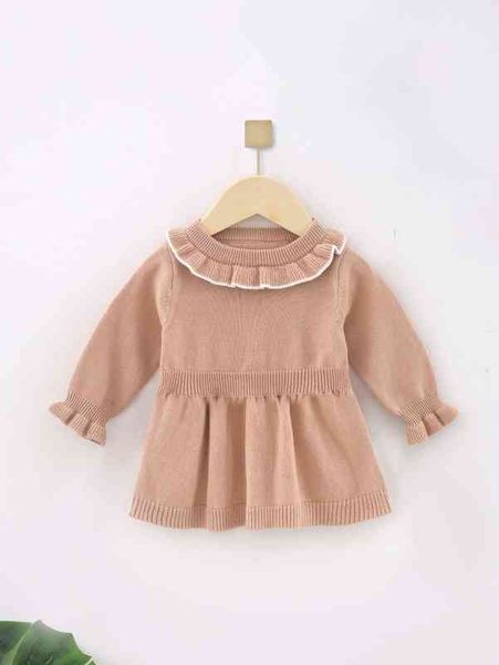 Baby frill aparar camisola vestido ela