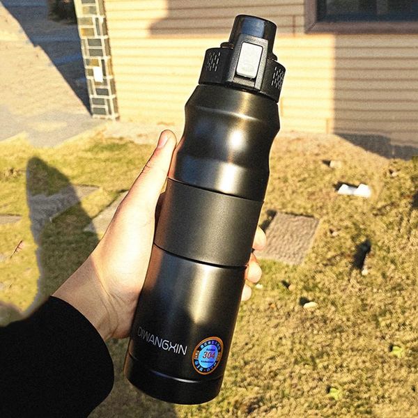 

water bottles 500ml/680ml double stainless steel sport vacuum flask portable outdoor climbing thermal bottle coffee tea insulation cup