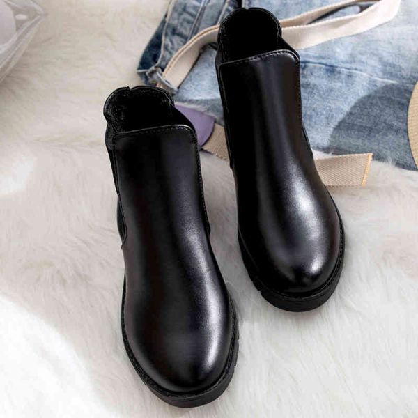 

boots fl jumpmore autumn and winter style fashion personality versatile simple single warm cotton 28l5, Black