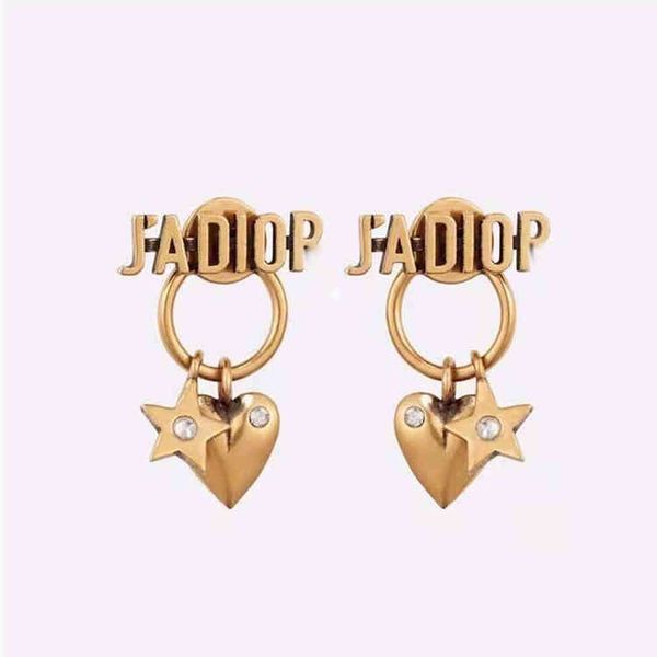 

star female earrings new color 925 red silver needle jewel, Golden;silver