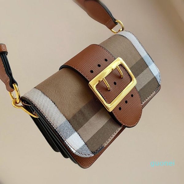 

women crossbody bag fashion purse messenger bag double shoulder strap mahler leather patchwork plaid color hasp women wallets 2021