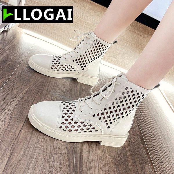 

summer boots 2021 fashion platform gothic buckle women's mesh breathable for girls womens shoes with rubber soles pu, Black