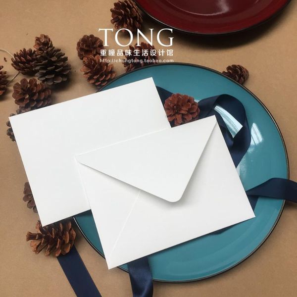 

inch 250g original white plain blank business envelope cover shell gift wrap