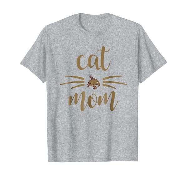 

texas state bobcats cat mom t-shirt - apparel, White;black