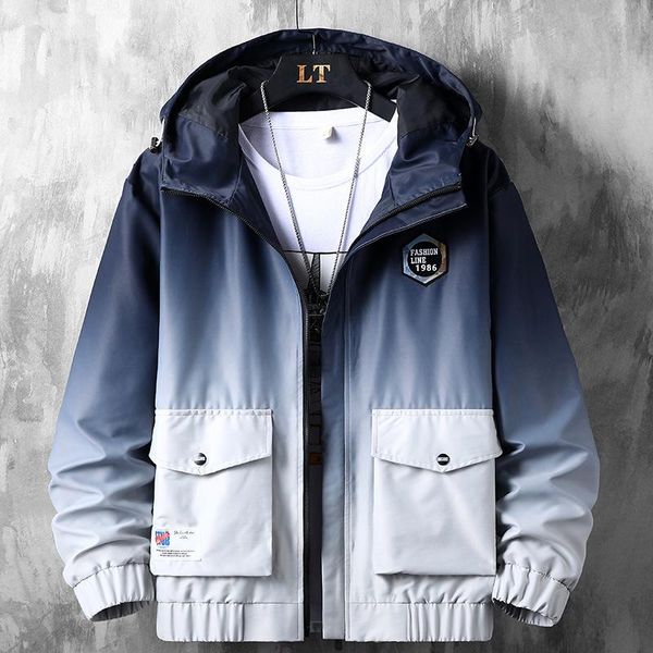 

hip-hop men's denim 2021 jacket street clothing embroidered retro harajuku casual black jackets, Black;brown
