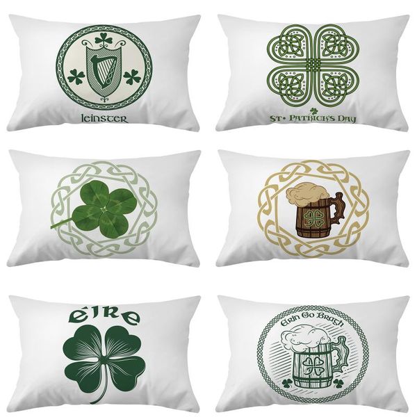 

cushion/decorative pillow 30x50cm pilowcase for pillows sleeping home decor st. patrick's day case irish national decorative cushion co