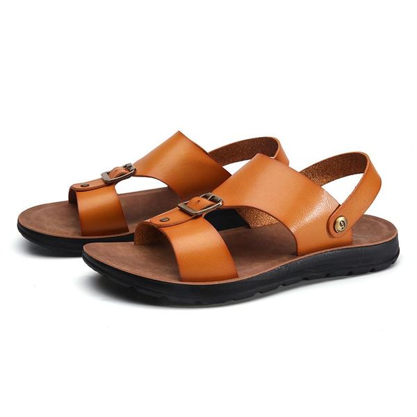 

sandals zandalias sandalias sandal homme erkek deportivas herren hombre piel couro masculino roman verano summer sandalen slide for ete, Black