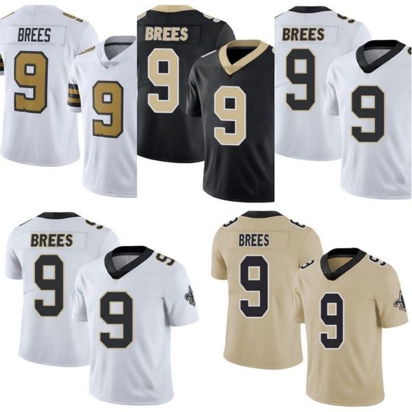 

new orleans saints men #9 drew brees women youth jersey, Black;red