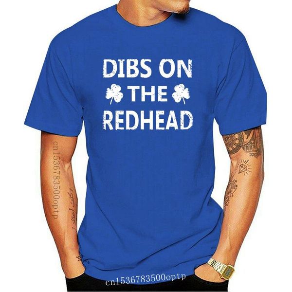 

men's t-shirts clothing dibs on the redhead t shirt funny saint patricks day mens 3489, White;black