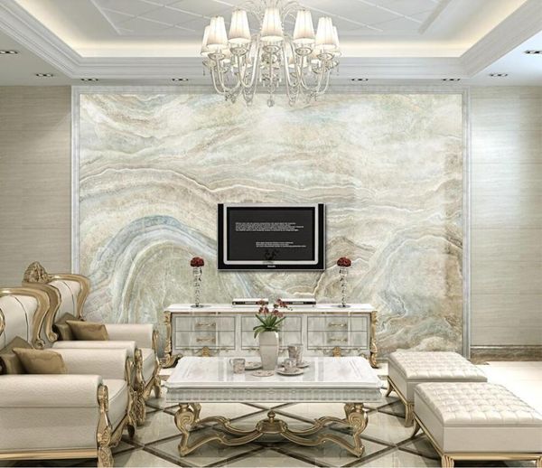 

wallpapers grey marble wall mural 3d po wallpaper brick stone for living room tv backdrop makeup contact paper murals