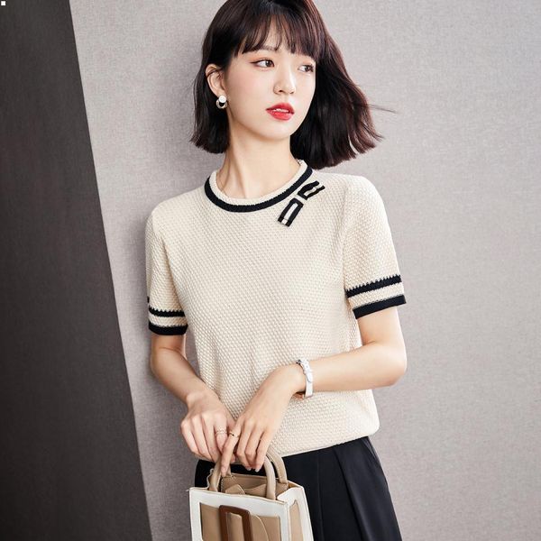 

classic designers t shirts collared women clothing summer t-shirt tshirt black crop female clothes plus size camisas de hombre male dress vp, White