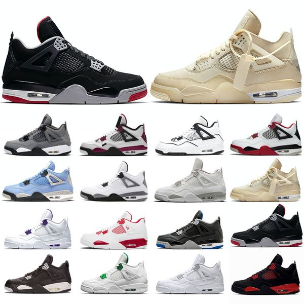 

4s new basketball shoes for man pink cat taupe haze desert moss court purple travis white cement oreo sail olivia kim orange metallic fire r