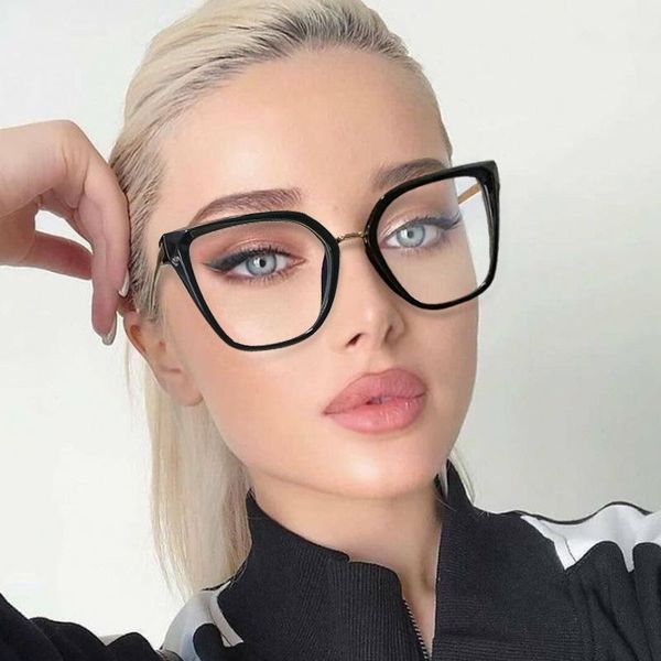 

sunglasses natuweco cute oversized glasses for women prescription optical frames eyewear square anti blue light myopia hyperopia, White;black