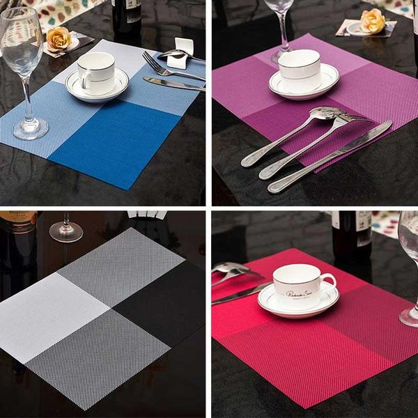 

mats & pads pvc dining table placemat kitchen tool tableware pad coffee tea place mat placemats for modern home decor