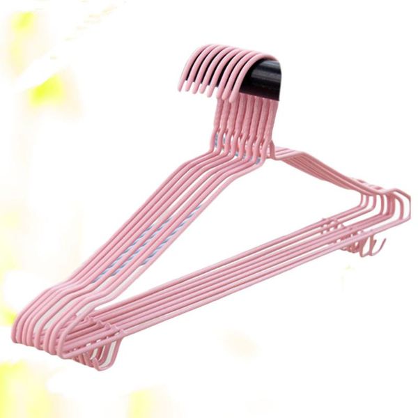 

hangers & racks 10pcs wet dry dual use hanger laundry rack portable drying household coat for home wardrobe daily (random color)