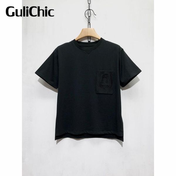

4.20 high end quality 100% cotton soft comfortable pocket embroidery t-shirt women women's, White