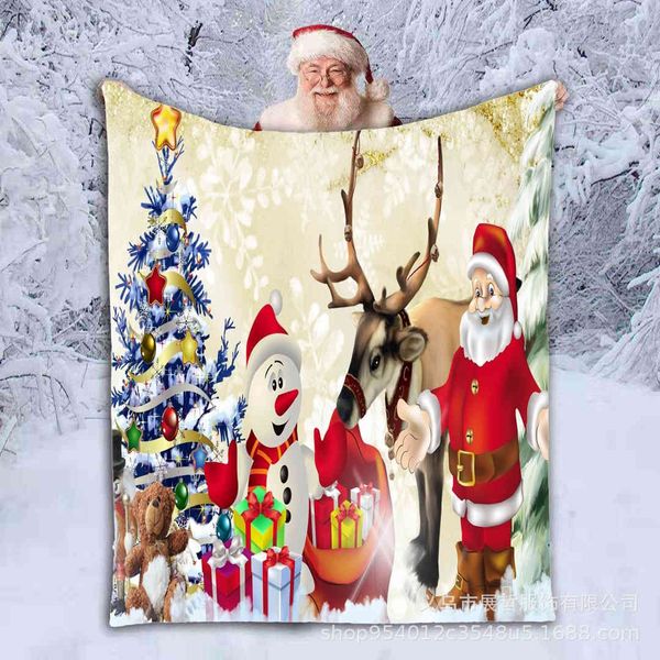 

blanket wholesale new cartoon lamb wool blanket digital printing autumn winter flannel