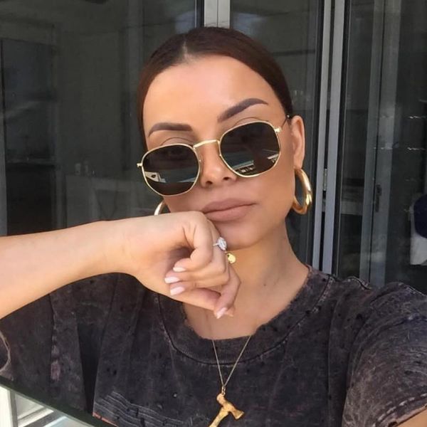 

sunglasses 2021 vintage metal women design glasses female classic driving eyewear uv400 masculino, White;black