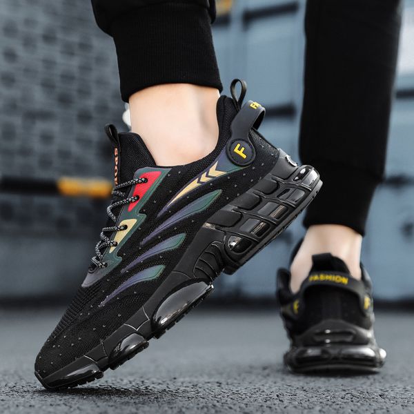 

sport shoes men's basketball shoes fashion running shoe sneakers, Black;pink