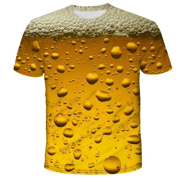 

men's t-shirts 3d printing beer fashion men women hip hopt-shirt plus size s-7xl harajuku graphic t shirts, White;black