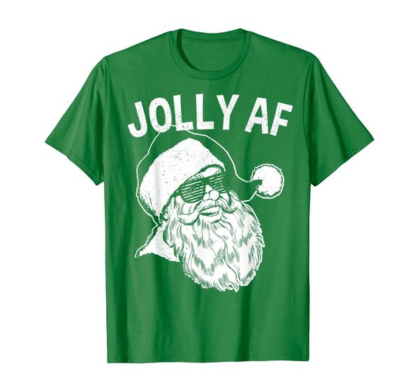 

funny santa shirt | jolly af t-shirt, White;black