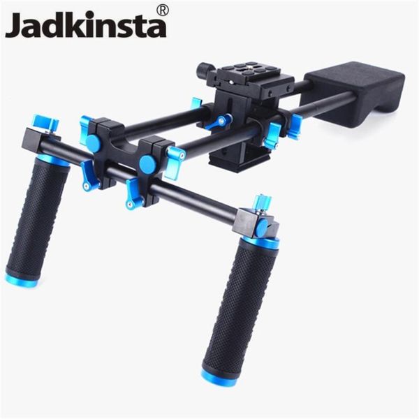 

jadkinsta slr rod rig holder shoulder pad for camera 5d2 6d d800 handheld grip video support system 15mm clamp bracket stand lighting & stud
