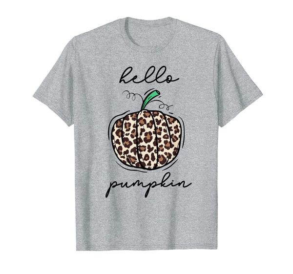 

hello pumpkin shirt leopard print pumpkin t-shirt, White;black