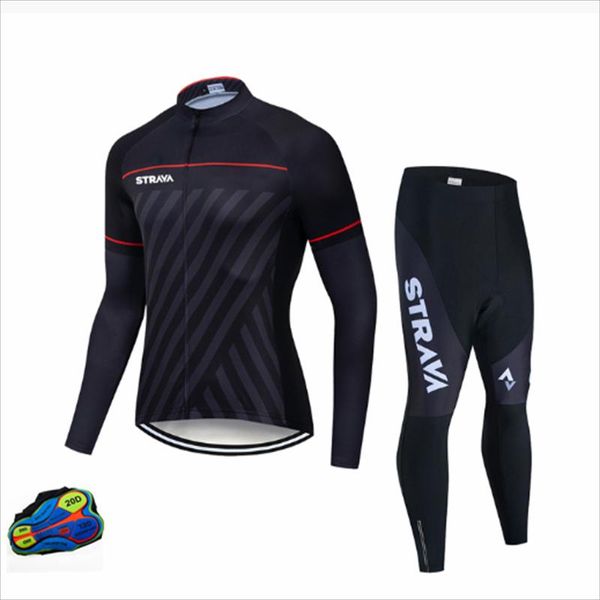 

racing sets strava ciclismo bicycle uniforme maillot quick dry 19d gel pad black cycling jersey bib set mtb uniform bike clothing, Black;blue