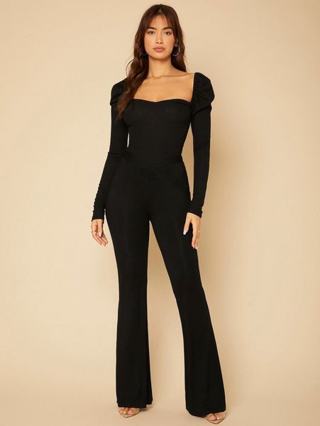 

tall sweetheart neck puff sleeve 2827#, White