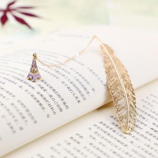 

bookmark creative constellation pendant metal retro leaf pagination stationery school office supply