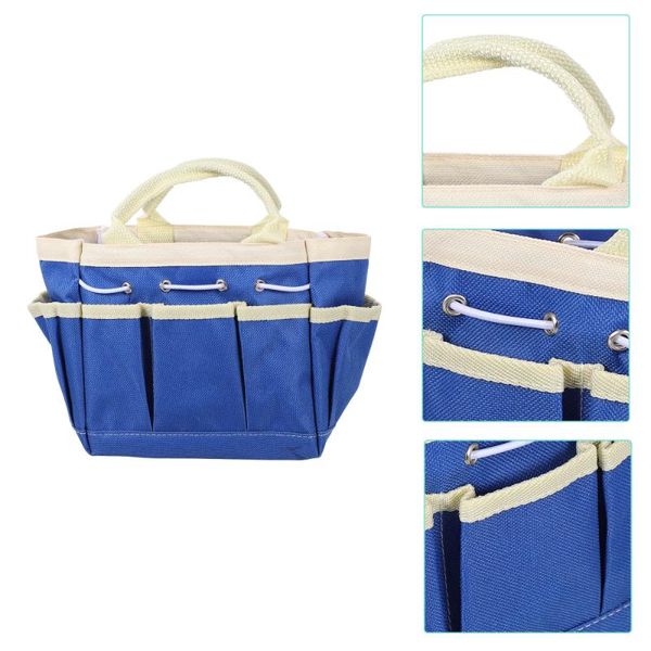 

storage bags multi-pocket household gardening tool organizer portable garden bag