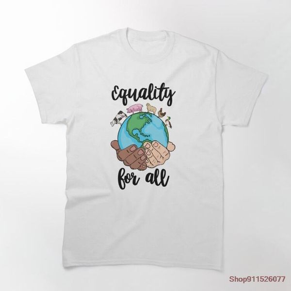 

men's t-shirts equality for all cotton shirt printed tee short sleeves casual t-shirt men, White;black