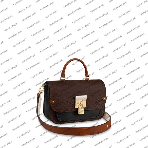 

m44354 designer vaugirard women toron handle bag crossbody handbag purse natural cowhide-leather evening clutch shoulderbag tote