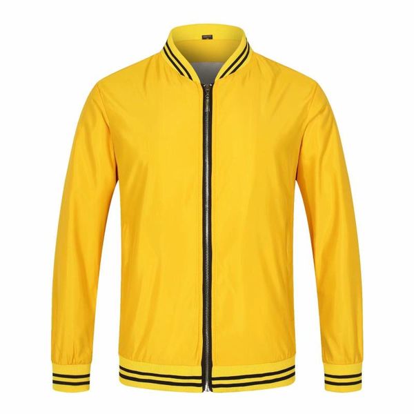 

men's jackets 2021 jacket spring and autumn casual wear parka chain fashion trend, Black;brown