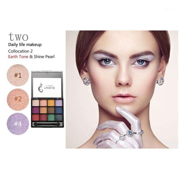 

colors eye shadow palette shining matte pigmented cosmetics ey6691