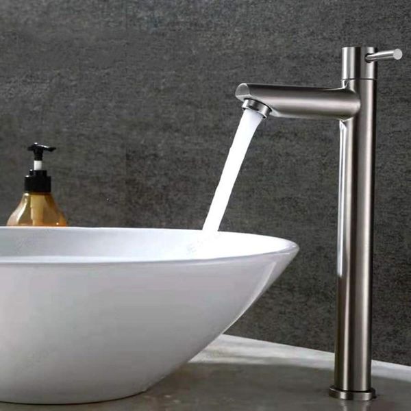 

bathroom sink faucets stainless steel faucet cold water washbasin tap kitchen accessories high quality