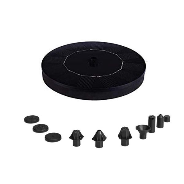 

garden decorations solar powered fountain pump bird bath outdoor floating water panel kit for pond decoration l3
