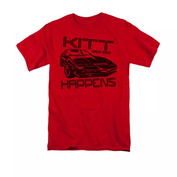 

knight rider kitt happens tv show t-shirt sizes s-3x new, White;black