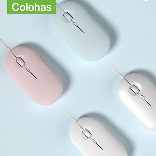 

mice usb wired mouse colorful mini silent gaming for lapcomputer pc gamer 3-speed adjustable dpi